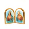 CBC Sacred Heart of Jesus and Mary Folding Plaque with