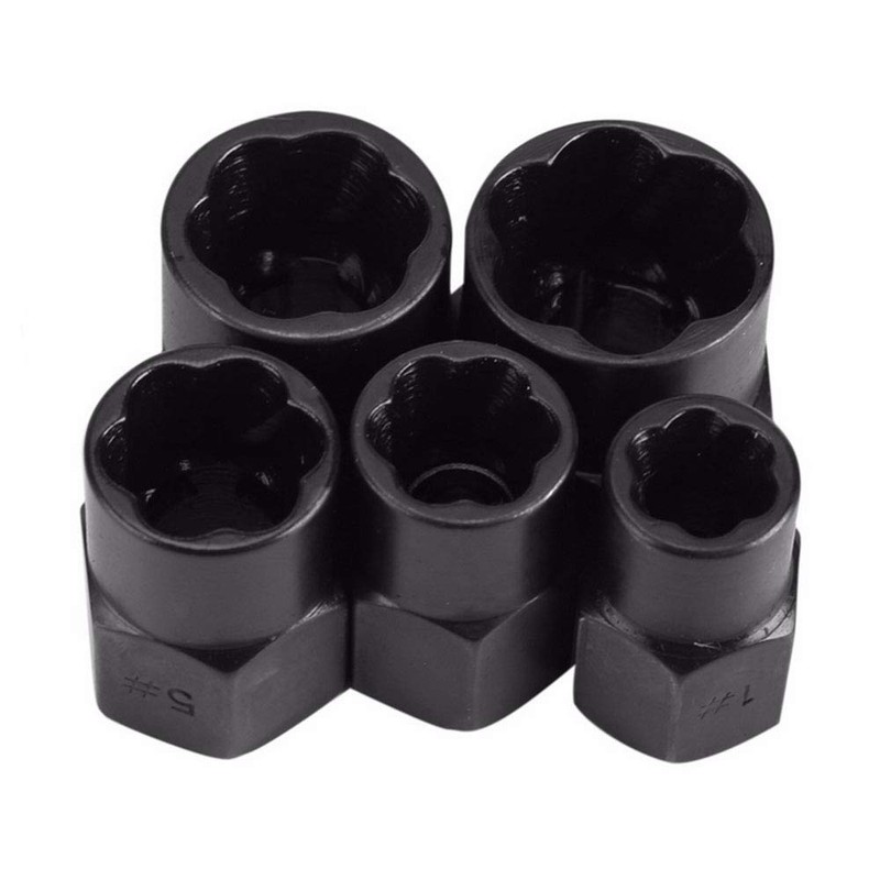 Nut Twister, Nut Extractor Socket, Socket Set, Remove Crushed Bolts,
