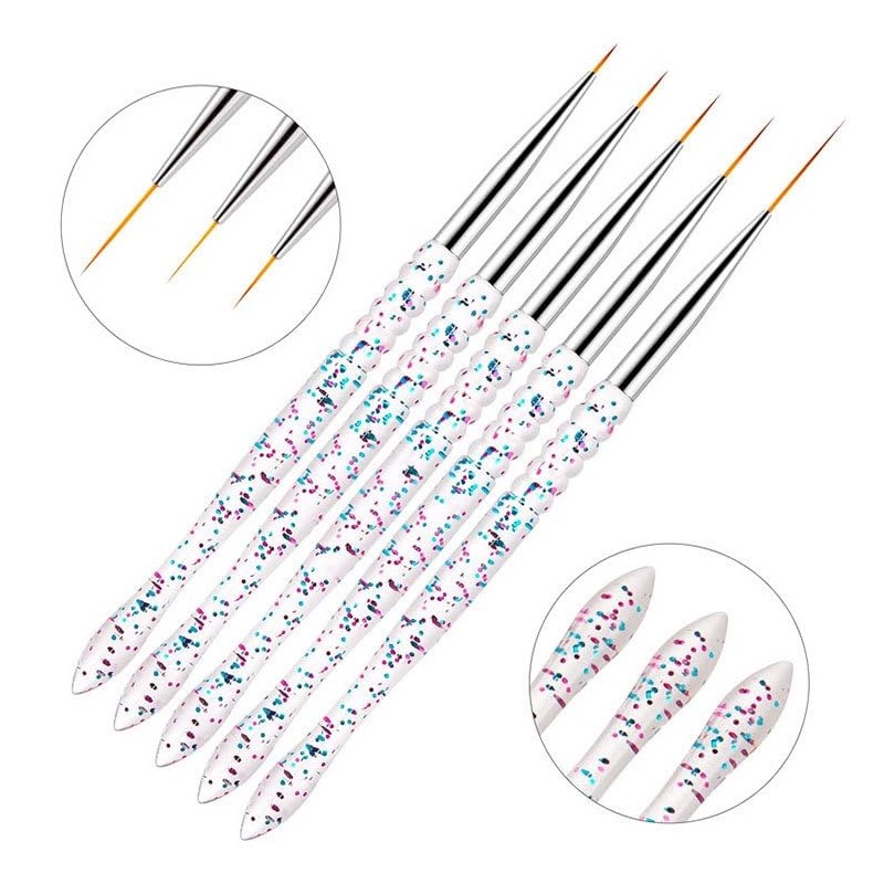 FULINJOY Nail Dotting Tools 10 Pcs Kit - 5 pcs