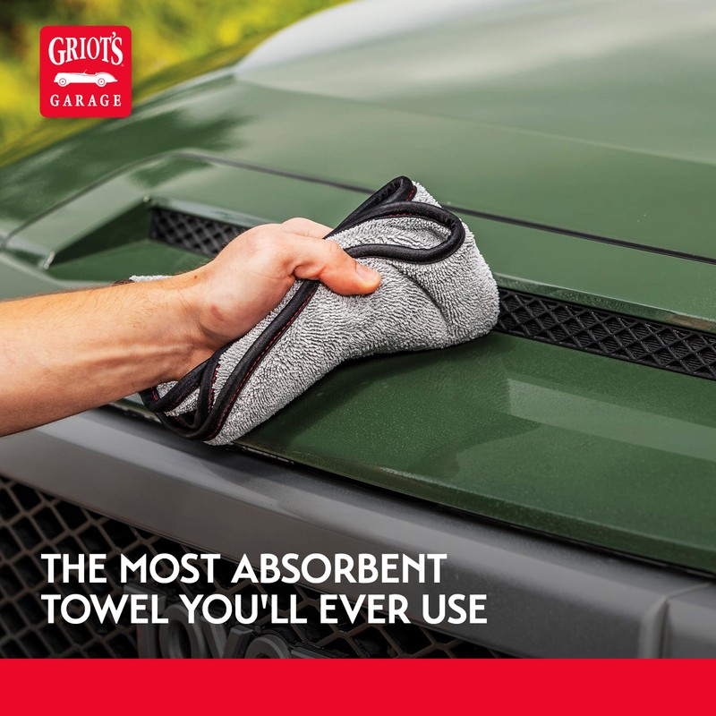Griot's Garage PFM Terry Towel, Microfibre Towel, Cleaning, Drying and