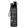Religious Water Bottle - for I Know The Plans Jeremiah