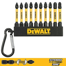DEWALT DT7276 Pozi Bit Keyring 10 Piece