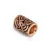 NKlaus Bronze Hair Beard Bead Celtic Knot German Celtic Viking