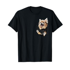 Chihuahua In Pocket Chihuahua Long Haired Chiwawa Dog Lover T-Shirt