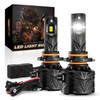 NIGHTEYE Upgraded 𝟗𝟎𝟎𝟓 Light Bulbs - 80000LM 6500K Cool White,240W
