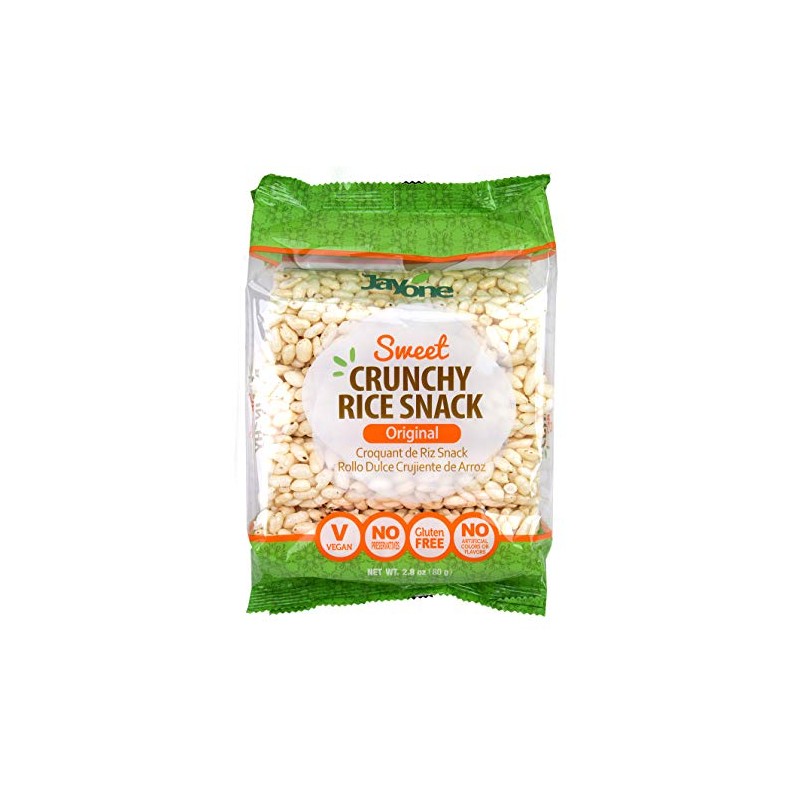 Jayone Sweet Crunchy Rice Snack, Original, No Preservatives, Gluten Free,