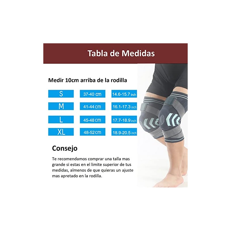 Rodilleras Deportivas,manga de Compresin para Dolor