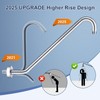 Shower Head Extension Arm with Flange Uvish 17" S Shaped
