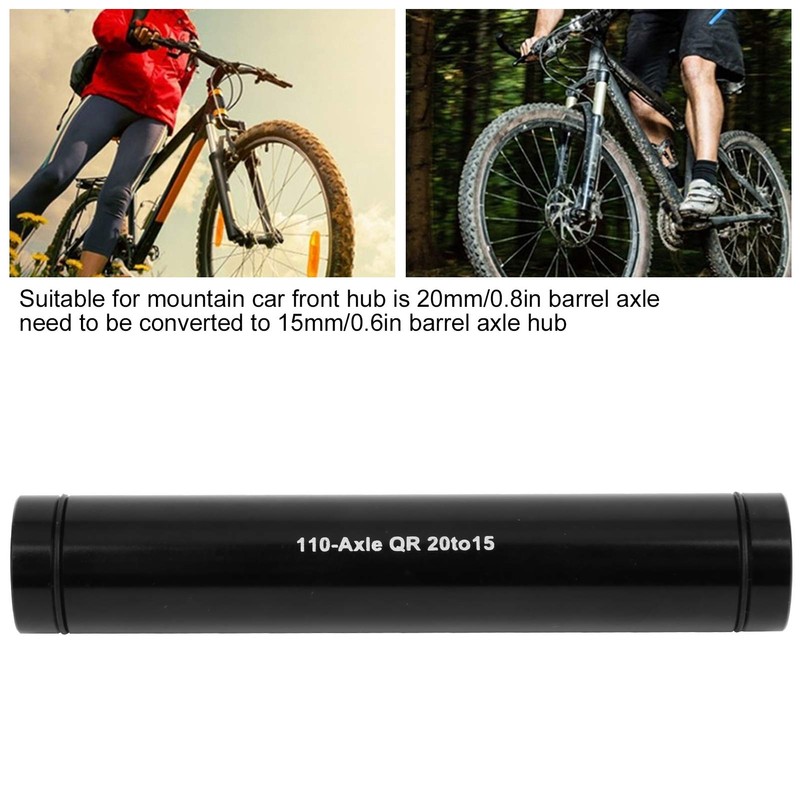 Bicycle Thru Axle Adapter, 20 mm to 15 mm Front