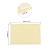 MECCANIXITY 3pcs Basswood Sheet 12 x 8 x 3/8 Inch