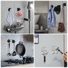 Stondino 6 Pcs Adhesive Hooks Command Hooks for Hanging Towel