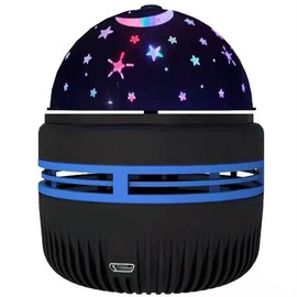 DUOBAGMA Multifunctional LED Starry Sky Light Projection Night Light Bedside Table Bedroom Atmosphere Lamp Rotating StageLight Projector Lamp
