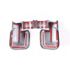 e-power-auto-Trim Carbon ABS Side Rearview Mirror Base Cover Trim For