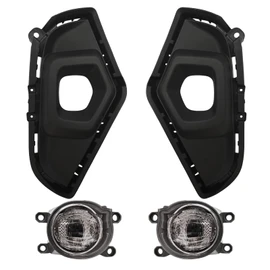 LED Fog Lights Compatible with 2019 2020 2021 2022 2023 2024 2025 Toyota RAV4 1 Pair Fog Lamps with switch,harness Kit (Clear lens)