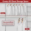 Latoxcaa Space Saving Standard Hanger Hooks 50Pcs, Upgrade Heavy Duty