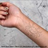 4 x 'Crab' Temporary Tattoos - Water Resistant, Skin-Safe, Non-Toxic