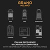 Grano Milano Ricco Coffee Capsules - 50 Aluminium Coffee Pods
