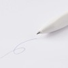 MUJI 02553029 Triangular Ballpoint Pen, White, Ink Black/Blue/Red, Lead Diameter