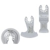Vearter 3pc Oscillating Multi Tool Blade Diamond Saw Blades Set