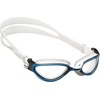 Cressi Thunder - Premium Swimming Goggles, White/Blue