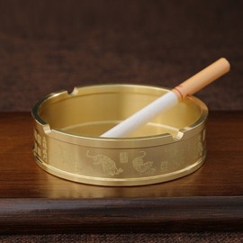 Premium Brass Ashtray for Home, Business, Office, Outdoor Use Ashtray 3ea