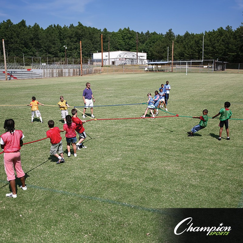 Champion Sports Four-Way Tug of War Rope - 50 Feet,