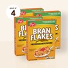 Bran Flakes Breakfast Cereal - 16 Oz (Pack of 4)
