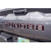 Unbranded 2022 2023 2024 Black Red Front Rear Emblem TUNDRA