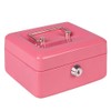 Cash Box with Money Tray, Parrency Small Money Box with