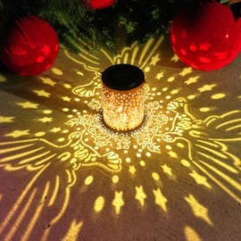 Kelvinlux Hummingbird Solar Lanterns Outdoor Waterproof, 13.4'' Large Lamps, Upgraded 2000mAH Battery, Metal Christmas Gifts for Women, Garden Decor