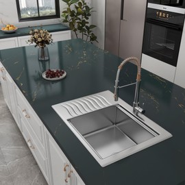 YENHOME Countertop Self Adhesive Covering 17.7"X200" Peel and Stick Countertops Contact Paper Waterproof Marble Contact Paper for Countertops Self Adhesive Marble Wallpaper Peel and Stick for Kitchen