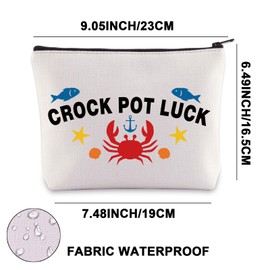 Crock Pot Luck Makeup Bag Crock Pot Lucky Gift Midnight Horror TV Show Gift Midnight Zipper Bag, Pot Luck Uk