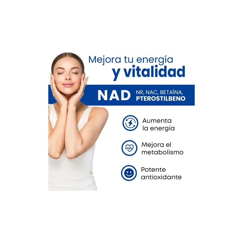 Nad Nicotinamida Ribosido 120 Capsulas All Nature