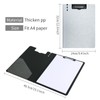 URbantin A4 Clipboard Folder,5 Pack A4 Foldable Clipboards with Pocket,A4