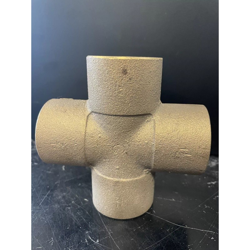 NIBCO Cast Copper Pipe Cross: 1-1/2" Fitting, C x C
