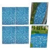 Operitacx 5 Sheets Wave Water Effect Leaf Stream Pattern Artificial