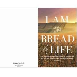 John 6:35 Bread Of Life Church Bulletins Church Bulletin W/John 6:35Message - Welcome The Congregation, Share Church Information &Services On Quality Church Bulletin Paper - General Worship Bulletins