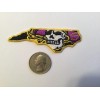 ECU East Carolina Pirates Vintage Embroidered Iron On Patch 3"