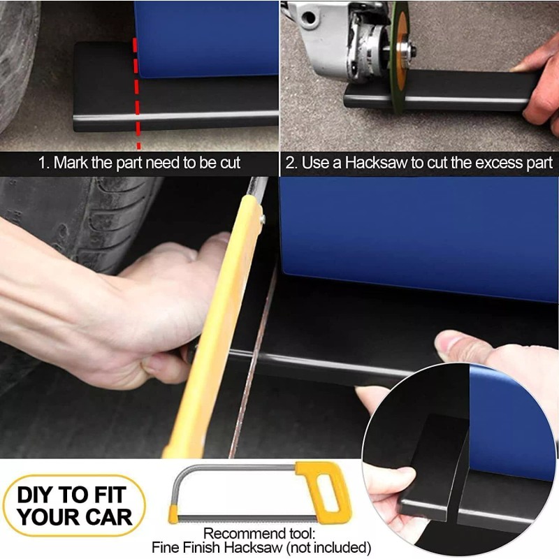 Unbranded Front Bumper Spoiler Body Kit / Side Skirt For