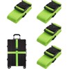 Amarres de Maleta, 4 Correas de Equipaje para Maletas Ajustable