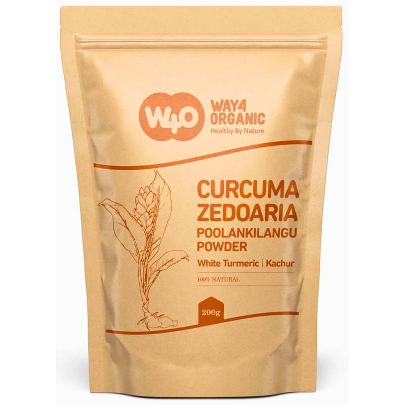 White Turmeric (Poolankilangu,Curcuma Zedoaria,Kachur Root) Ground Powder 8 Ounces(226 Grams),