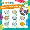 Paint Sticks For Kids - 20 Pack Assorted Colours &