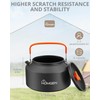 HOMGEN 2L Large Portable Camping Kettle for Outdoor Hiking with