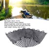 Rubber Fishing Net Replacement Transparent Black Collapsible Fishing Landing Net