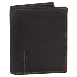 Small Luxury Leather Mini Wallet with RFID Protection - Space for Over 7 Cards - 832-25 Colour Brown, brown