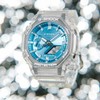 Casio G-Shock G-Shock G-Shock 2100 Casio Analog-Digi Watch, Clear, Sky