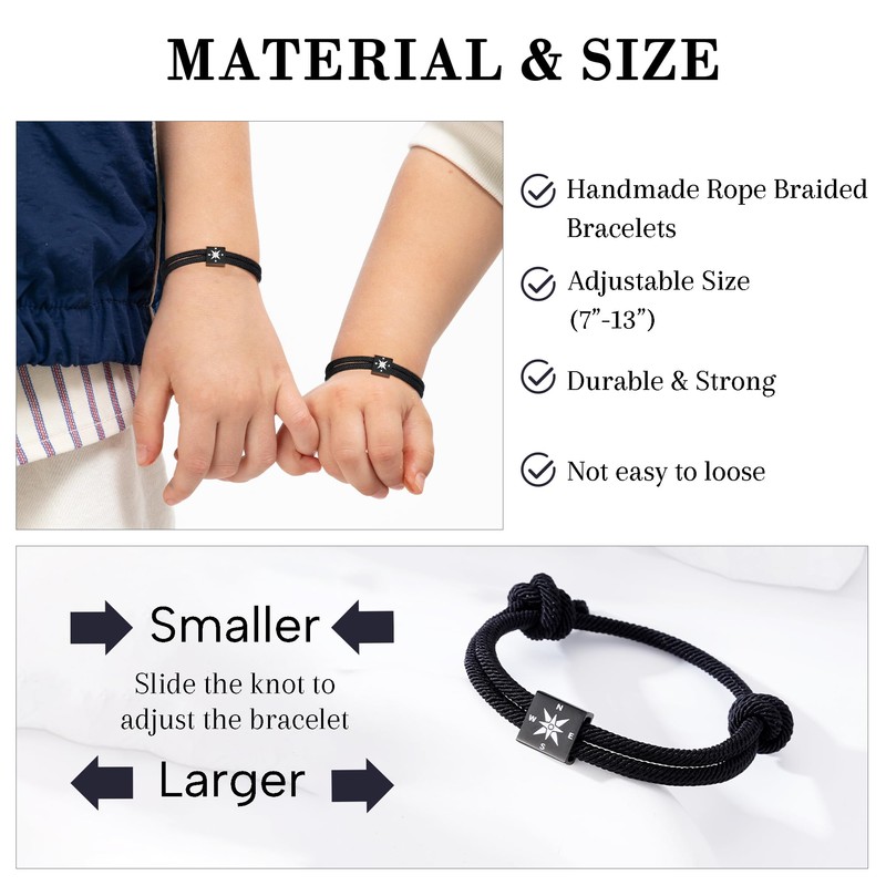 Jesvo Graduation Gifts Bracelet for Him 2026 High School 8th