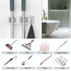 homeasy Wall Mount Mop and Broom Holder, Heavy Duty Stainless
