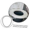 KOMBIUDA Elderly Toilet Stool Fixing Ring Comfortable Removable for Elderly