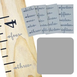 Little Acorns ADD ON - DIY Vinyl Growth Chart Ruler - Height Marker Arrows ONLY - Script - Straight